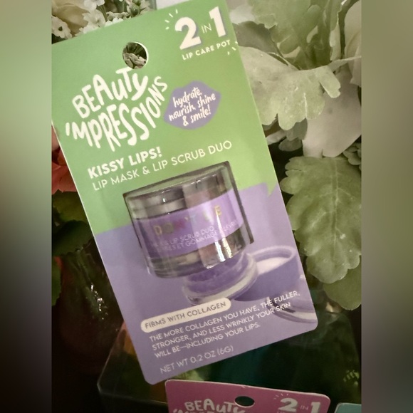 ππͺ· BEAUTY IMPRESSIONS β2 in 1β LIP MASK & LIP SCRUB 3-PIECE COLLECTION. NEW! - Picture 7 of 7